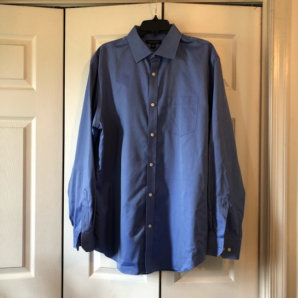 Banana Republic Non- Iron Classic Fit Blue  XL - Picture 1 of 4